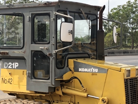ขายรถดันดิน KOMATSU D21P-7E (4,XXX ชั่วโมง) นำเข้าเองจากญี่ปุ่น สภาพสวยพร้อมใช้ มีVDOการทำงานครับ