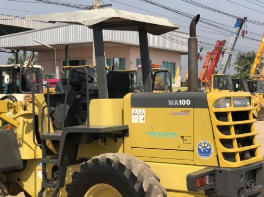 ขายรถตักล้อยาง KOMATSU WA100-3 (1,XXX ชั่วโมง) นำเข้าเองจากญี่ปุ่น สภาพสวยพร้อมใช้ มีVDOการทำงานครับ ขายรถตักล้อยาง KOMATSU WA100-3 (1,XXX ชั่วโมง) นำเข้าเองจากญี่ปุ่น สภาพสวยพร้อมใช้ มีVDOการทำงานครับ