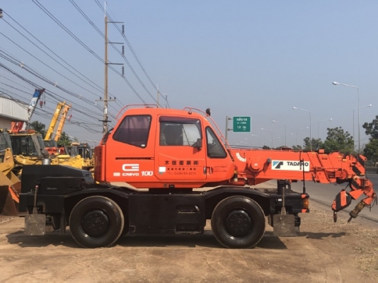 ขายรถเครน TADANO TR100M-1 (ขนาด 10 ตัน) ปี 2000 นำเข้าเองจากญี่ปุ่น สภาพสวยพร้อมใช้ มีVDOการทำงานครั