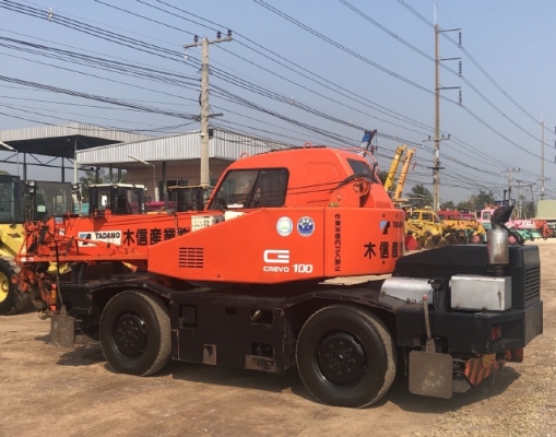 ขายรถเครน TADANO TR100M-1 (ขนาด 10 ตัน) ปี 2000 นำเข้าเองจากญี่ปุ่น สภาพสวยพร้อมใช้ มีVDOการทำงานครั