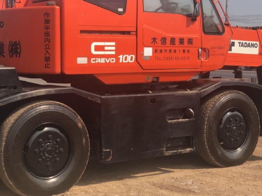 ขายรถเครน TADANO TR100M-1 (ขนาด 10 ตัน) ปี 2000 นำเข้าเองจากญี่ปุ่น สภาพสวยพร้อมใช้ มีVDOการทำงานครั