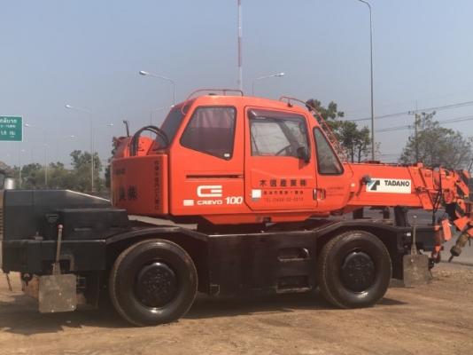 ขายรถเครน TADANO TR100M-1 (ขนาด 10 ตัน) ปี 2000 นำเข้าเองจากญี่ปุ่น สภาพสวยพร้อมใช้ มีVDOการทำงานครั