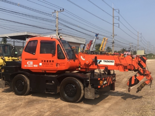 ขายรถเครน TADANO TR100M-1 (ขนาด 10 ตัน) ปี 2000 นำเข้าเองจากญี่ปุ่น สภาพสวยพร้อมใช้ มีVDOการทำงานครั