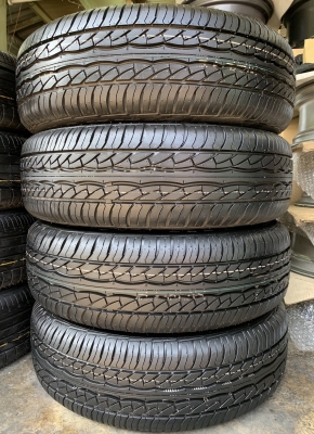 ล้อแม็ก 4รู100 Nissan Note,Almera ,March ขอบ 15 พร้อมยางป้ายแดง 185-65-15 Maxxis ปี 18 ดอกยางตุ่มเด้งๆ เส้นสีจัด