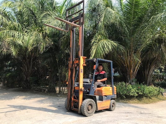 ขายFORKLIFT TOYOTA 5FG15(1.5ตัน) สวยเดิมจากญี่ปุ่น ยังไม่เคยใช้ในไทย 115,000เท่านั้น!!