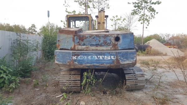 ขาย แบคโฮ KOMATSU PC120-3 เอกสารใบซื้อขาย เครื่อง 6BB1 ปั้มเดิม รถใช้งานได้ปกติ ช่วงล่างต้องเก็บงานหน่อย