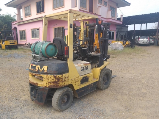 ขายรถยก TCM FG20 N4 เครื่องเบนซิล H20 ใช้แก๊ส ติดตั้งระบบแก๊สจากญี่ปุ่น เสาสูง 3 เมตร ยกได้ 2 ตัน เกียร์ธรรมดา รถนอกนำเข้า ติดต่อ 098-7962549