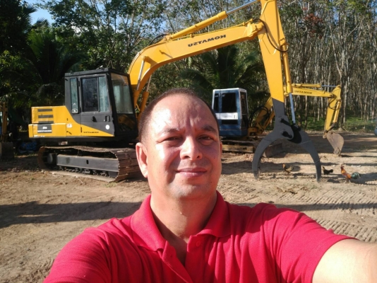 ขายแบคโฮ KOMATSU.PC120-3 มีหัวคีปพร้อมบุ้งกี๋ราคา 390,000 ขายแบคโฮ KOMATSU.PC120-3 มีหัวคีปพร้อมบุ้งกี๋ราคา 390,000
