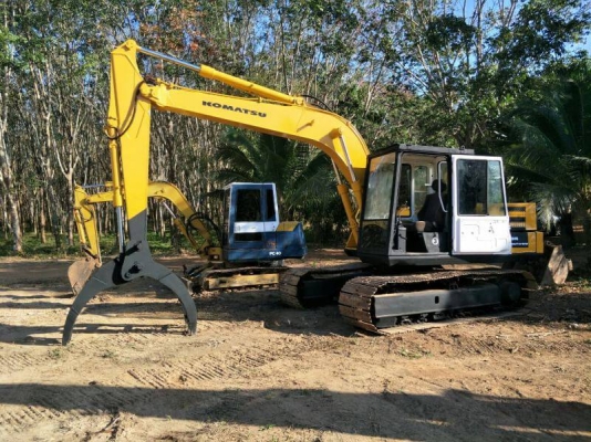 ขายแบคโฮ KOMATSU.PC120-3 มีหัวคีปพร้อมบุ้งกี๋ราคา 390,000