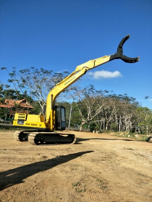 ขายแบคโฮ KOMATSU.PC120-3 มีหัวคีปพร้อมบุ้งกี๋ราคา 390,000