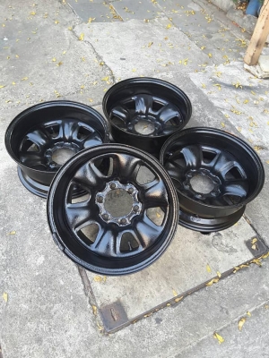 กะทะผ่า Vigo ขอบ 16*8 et-40 สภาพสวยๆ 1ชุด