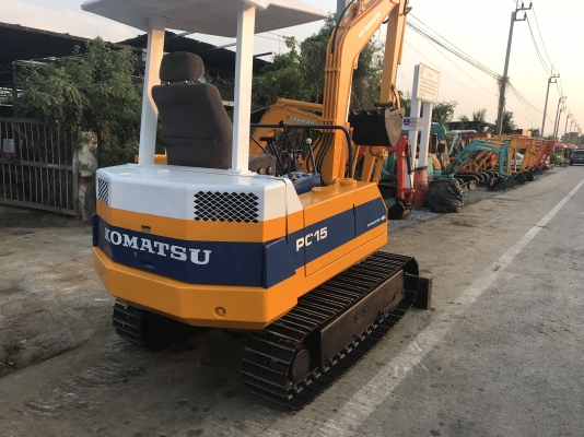 Komatsu pc15-2สภาพดีเก่าญี่ปุ่น มีใบอินวอยไม่เคยใช้ในไทย Komatsu pc15-2สภาพดีเก่าญี่ปุ่น มีใบอินวอยไม่เคยใช้ในไทย