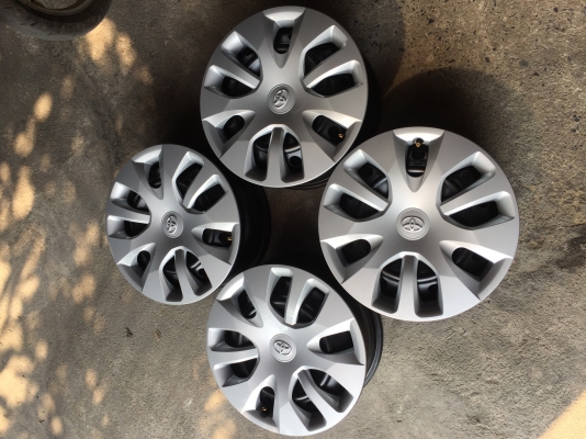 ล้อกะทะรีโว้ ขอบ16+ฝาครอบ(ป้ายแดง)ชุด4วง1800บ. สวยใสวัยรุ่นชอบ โทร0879050181.ส่งได้ทั่วไทยครับผม