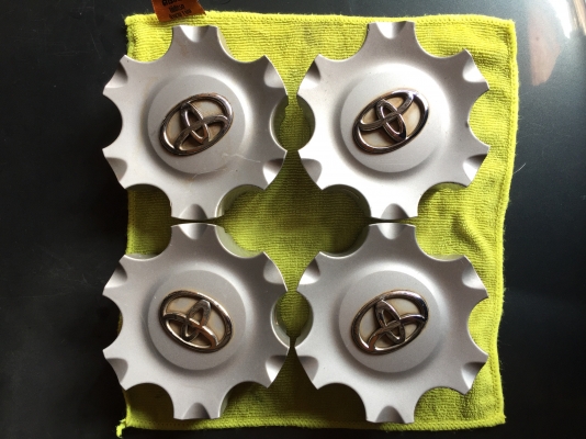 ฝาครอบล้อพีรันเนอร์ ขอบ15(ของแท้ถอดมือ2) #ชุด4ฝา1200บ.โทร0879050181.ส่งได้ทั่วไทย