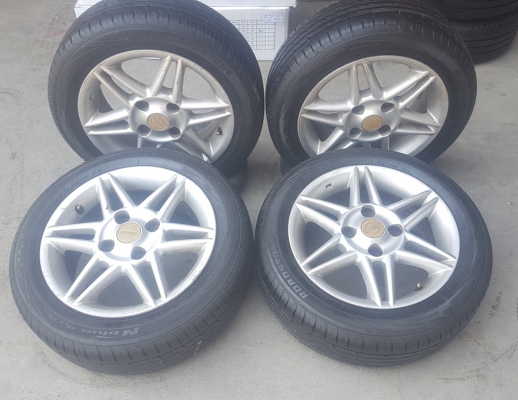 ล้อ NISSAN ขอบ15 4รู114 ยาง185/55/15 4 ล้อ ล้อ NISSAN ขอบ15 4รู114 ยาง185/55/15 4 ล้อ