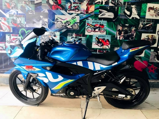 gsx-r 150 2018 สีน้ำเงิน กุญแจสมาทคีย์ รถสวยเครื่องเดิม 45900