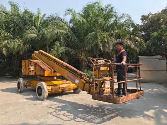 ขายรถกระเช้า AICHI SP150 เครื่องS3E สูง15เมตร สวยเดิมจากญี่ปุ่นยังไม่เคยใช้ในไทย 285,000เท่านั้น