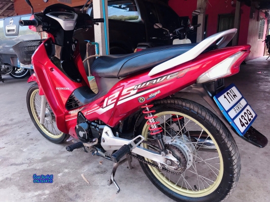 ขาย Wave125i สตาร์ทมือ เครื่องเดิมๆ สภาพสวยๆทะเบียนพร้อมโอน ภาษี62