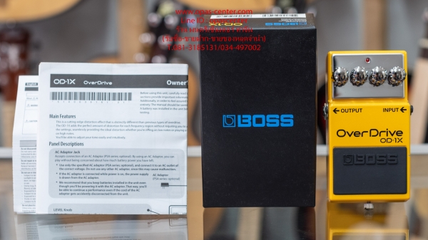 เอฟเฟคกีต้าร์ BOSS รุ่น OD-1X สภาพใหม่มาก เหมือนใหม่