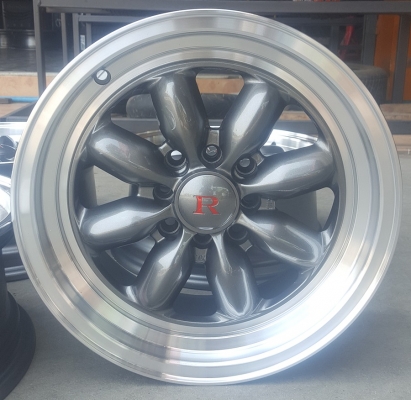 ล้อมือ2 WATANABEขอบ154รู100-114 พร้อมยาง 4 ล้อ