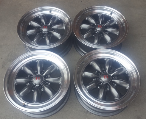 ล้อมือ2 WATANABEขอบ154รู100-114 พร้อมยาง 4 ล้อ