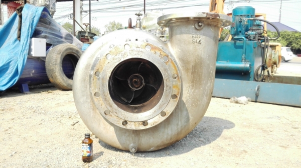 #หัวปั้มน้ำสแตนเลสญี่ปุ่น Ebara 10&rdquo;- 10&rdquo; ใบคายดูดทรายเลนของข้นสิ่งปฎิกูล