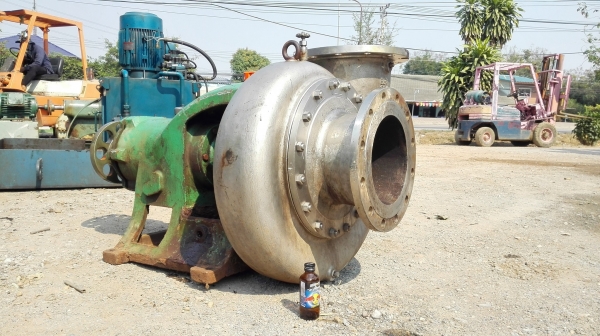 #หัวปั้มน้ำสแตนเลสญี่ปุ่น Ebara 10&rdquo;- 10&rdquo; ใบคายดูดทรายเลนของข้นสิ่งปฎิกูล