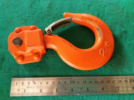 ตะขอสับโซ่ 2 ตัน มีตัวล็อค