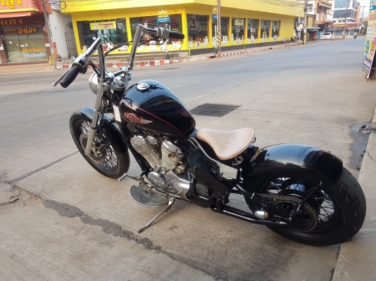 ขาย HONDA STEED400 แต่ง OLD SCHOOL โครเมี่ยมเงา แฮนด์แต่ง ท่อแต่ง อินวอยส์ สรรพสามิตร ราคา 58500 บาท