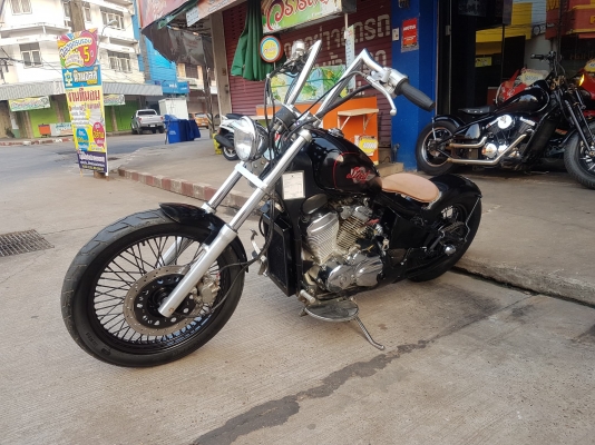 ขาย HONDA STEED400 แต่ง OLD SCHOOL โครเมี่ยมเงา แฮนด์แต่ง ท่อแต่ง อินวอยส์ สรรพสามิตร ราคา 58500 บาท
