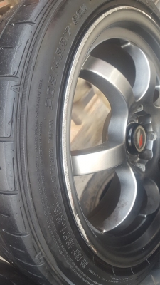 ล้อมือ2 Lenso Project-D03 ขอบ17 พร้อมยาง (ตามสภาพ)