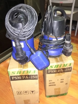 ปั๊มสูบน้ำไดโว่ clinton sp250as มือสอง 2ตัว สภาพดี ใช้งานปกติ