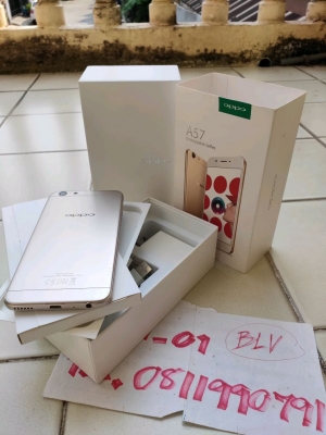 Oppo a57 อุปกรณ์ครบกล่อง พร้อมใช้ Oppo a57 อุปกรณ์ครบกล่อง พร้อมใช้