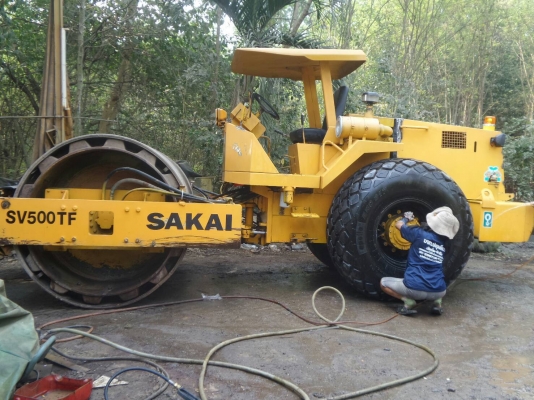 รถบดสั่นเสทือน10ตัน 2เปลือก2เพลาหนามหุ้มเรียบ Sakai SV500TFเครื่องIsuzu เอกสารเล่มทะเบียน เจ้าของขาบเอง รถบดสั่นเสทือน10ตัน 2เปลือก2เพลาหนามหุ้มเรียบ Sakai SV500TFเครื่องIsuzu เอกสารเล่มทะเบียน เจ้าของขาบเอง