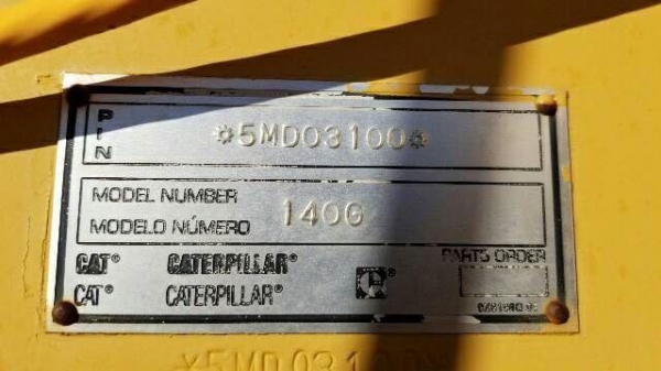 รถเกรด SLAE MOTOR GRADER 140G VHP SN 5MD 3100