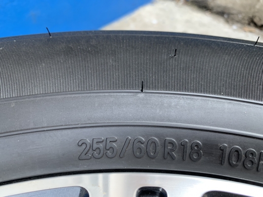 ล้อแม็กป้ายแดง Nissan Terra ขอบ 18 พร้อมยางป้ายแดง 255 60 18 Toyo สวยกริ๊บ ดอกเต็ม มีตุ่ม