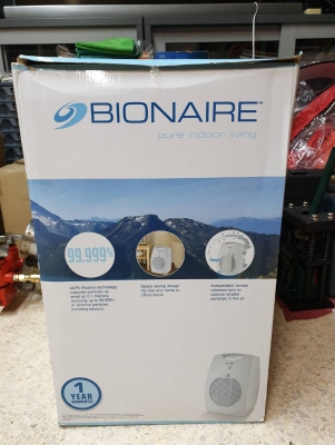 เครื่องฟอกอากาศ BIONAIRE รุ่น BAP-1560 สีขาว ของใหม่ 100\% ประกันห้าง พร้อมขาย เครื่องฟอกอากาศ BIONAIRE รุ่น BAP-1560 สีขาว ของใหม่ 100\% ประกันห้าง พร้อมขาย