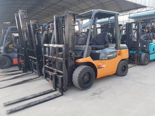 โฟล์คลิฟท์ TOYOTA 3 ตัน รุ่น7 ดีเซล รถสวย ญี่ปุ่นมือสอง ไม่เคยใช้ในไทย... ชมเครื่องจักร โฟล์คลิฟท์ รอก นับ1,000รายการจากญี่ปุ่นwww.paholgroup.com