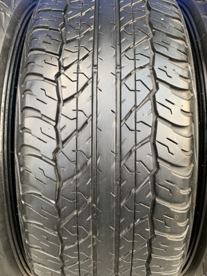 ล้อแม็ก Mitsu Pajero 6รู139 ขอบ 17(ก้านวาย) พร้อมยาง 245-65-17 Dunlop ปลายปี14 แม็กสวย ดอกยางเต็ม