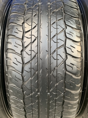 ล้อแม็ก Mitsu Pajero 6รู139 ขอบ 17(ก้านวาย) พร้อมยาง 245-65-17 Dunlop ปลายปี14 แม็กสวย ดอกยางเต็ม