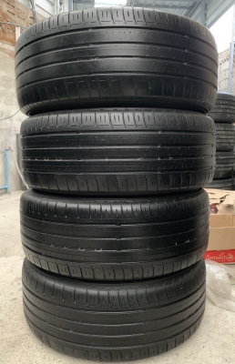 ล้อแม็ก Honda Civic FC ขอบ16 สีดำหน้าเงา พร้อมยาง 215-55-16 Dunlop ปี 17 สภาพดี