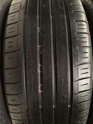 ล้อแม็ก Honda Civic FC ขอบ16 สีดำหน้าเงา พร้อมยาง 215-55-16 Dunlop ปี 17 สภาพดี