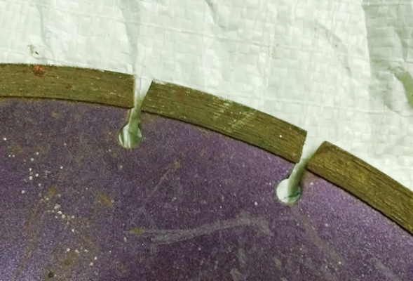 ใบตัดคอนกรีต 14 นิ้้ว Diamond cut สภาพดี ตัดได้อีกเยอะ