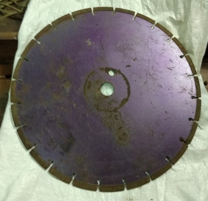 ใบตัดคอนกรีต 14 นิ้้ว Diamond cut สภาพดี ตัดได้อีกเยอะ