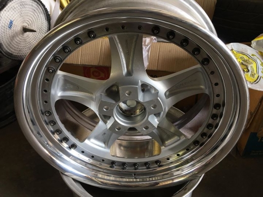 ล้อ SSR AGLE PREMIUM 2 ชิ้นแท้ ขอบ 18x8.5&quot; 5/114.3 สวยๆประมูลญี่ปุ่น