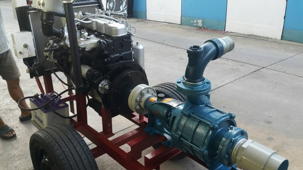 เครื่องสูบนํ้าประกอบใหม่พร้อมใช้งาน ครื่องยนต์ ISUZU  c190 ๆ+แน่นมาก