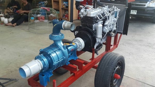 เครื่องสูบนํ้าประกอบใหม่พร้อมใช้งาน ครื่องยนต์ ISUZU  c190 ๆ+แน่นมาก