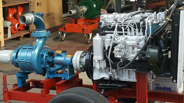 เครื่องสูบนํ้าประกอบใหม่พร้อมใช้งาน ครื่องยนต์ ISUZU  c190 ๆ+แน่นมาก