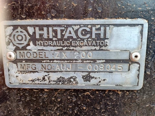 ขายจ้า..HITACHI ZX200-1 เก่าใน สภาพสวย เครื่องปั๊มดี ใช้งานมา 10,xxxชั่วโมง เล่มทะเบียน โทร 089-3818694 จ๊อย