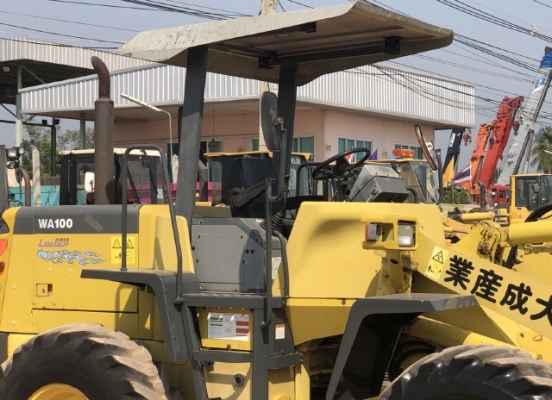 ขายรถตักล้อยาง KOMATSU WA100-3 (1,XXX ชั่วโมง) นำเข้าเองจากญี่ปุ่น สภาพสวยพร้อมใช้ มีVDOการทำงานครับ